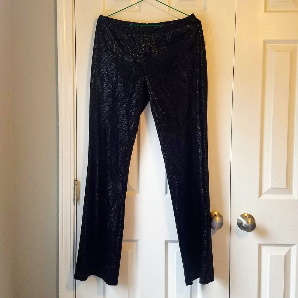Vintage 90's Faux Leather Bootcut Legging Express